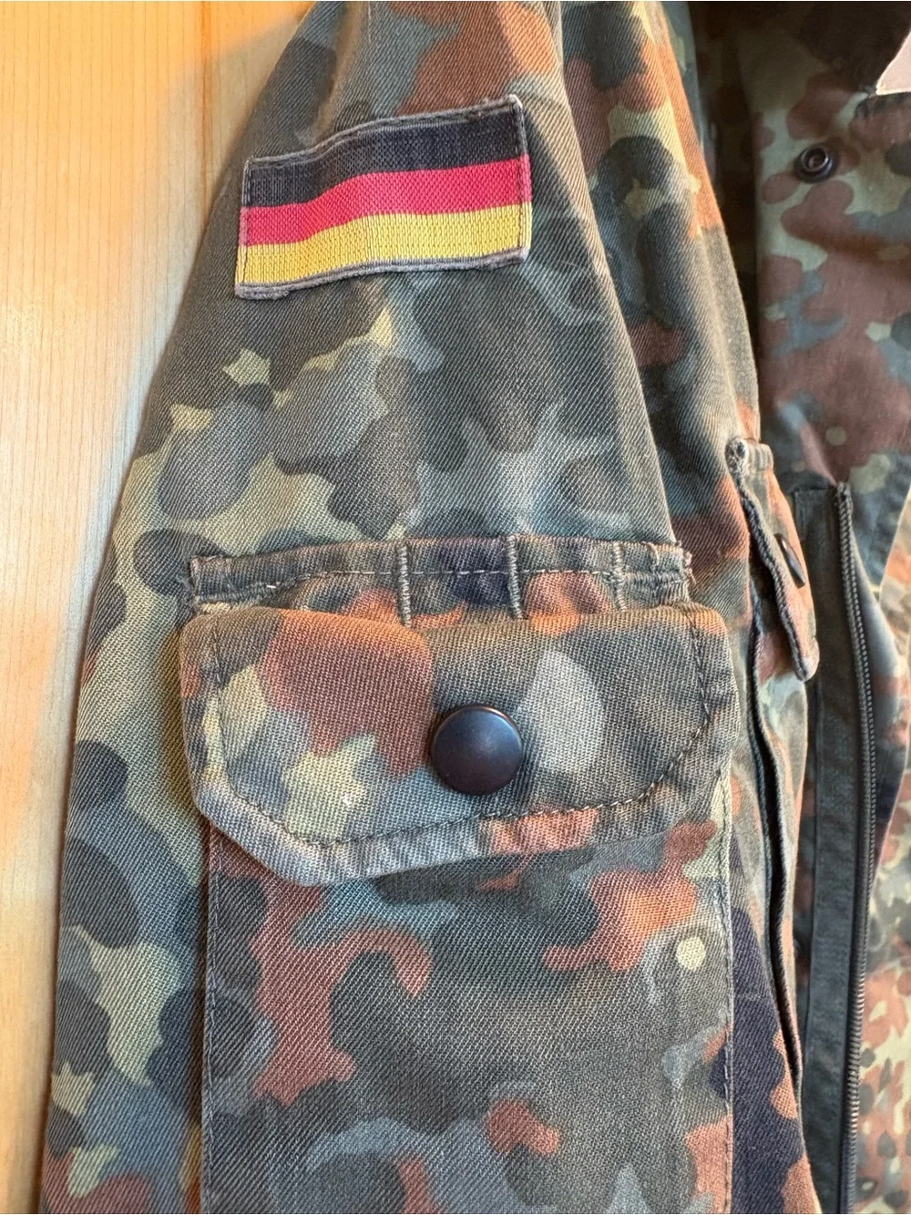 Vintage German Bundeswher Flecktarn Field shirt